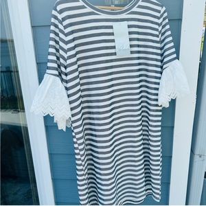 NWT Blue Heaven shirt dress/ tunic sz L